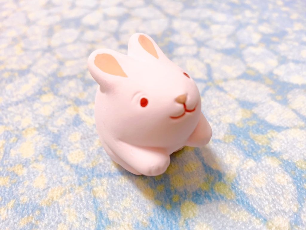 岡崎神社 うさぎみくじ　ピンク